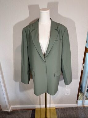 Nordstrom Sage Green Blazer Jacket